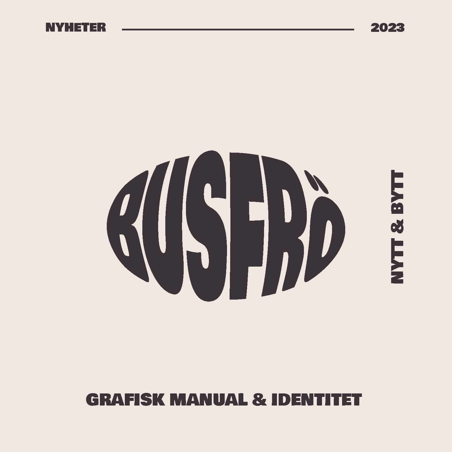 Busfrö grafisk manual